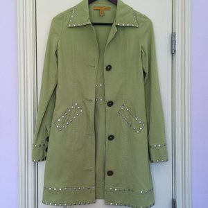 Twill Twenty Two Light Green Coat